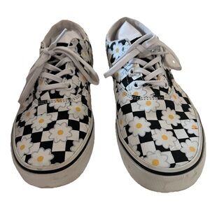 VANS Doheny Daisy Checkered Sneakers Perfect Condition Size 7.5 Perfect!